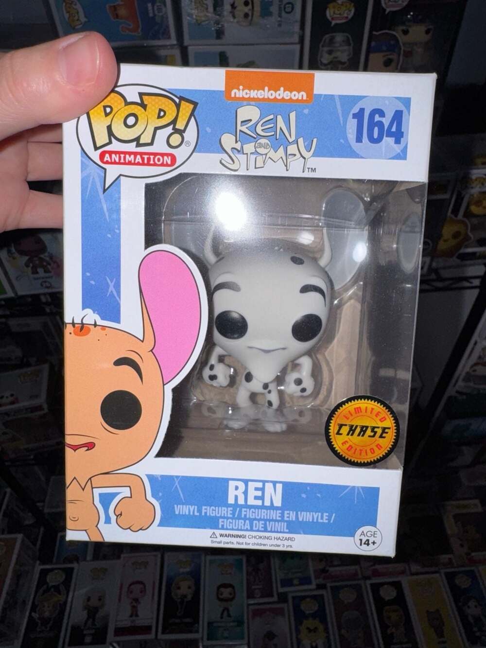 Funko Pop! Animation Ren & Stimpy Ren #164 Chase Limited Edition